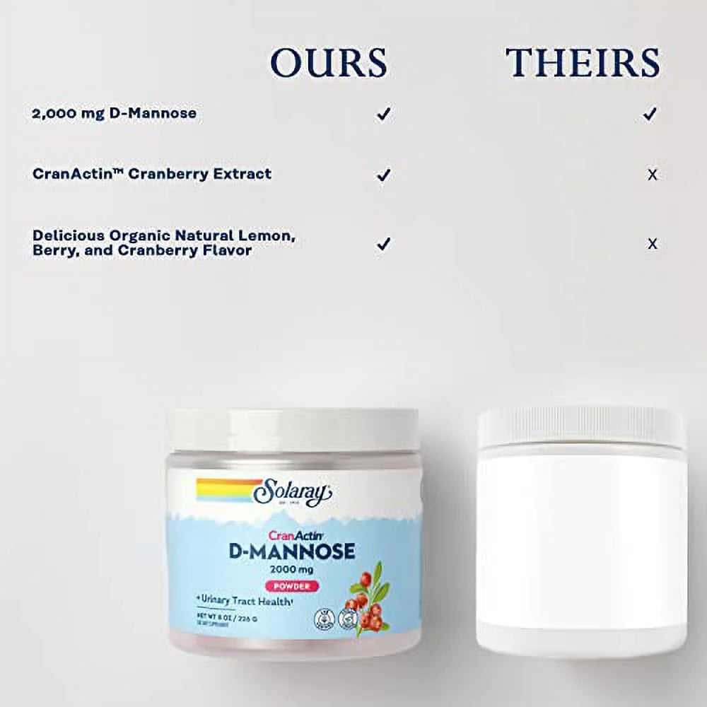 D-Mannose with Cranberry Extract Powder 8 oz L511904