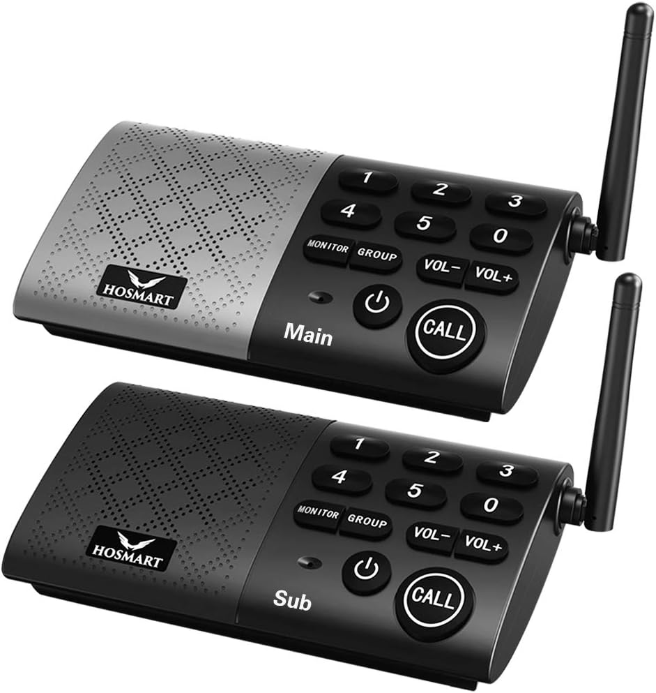 Full Duplex Wireless Intercom System Y829