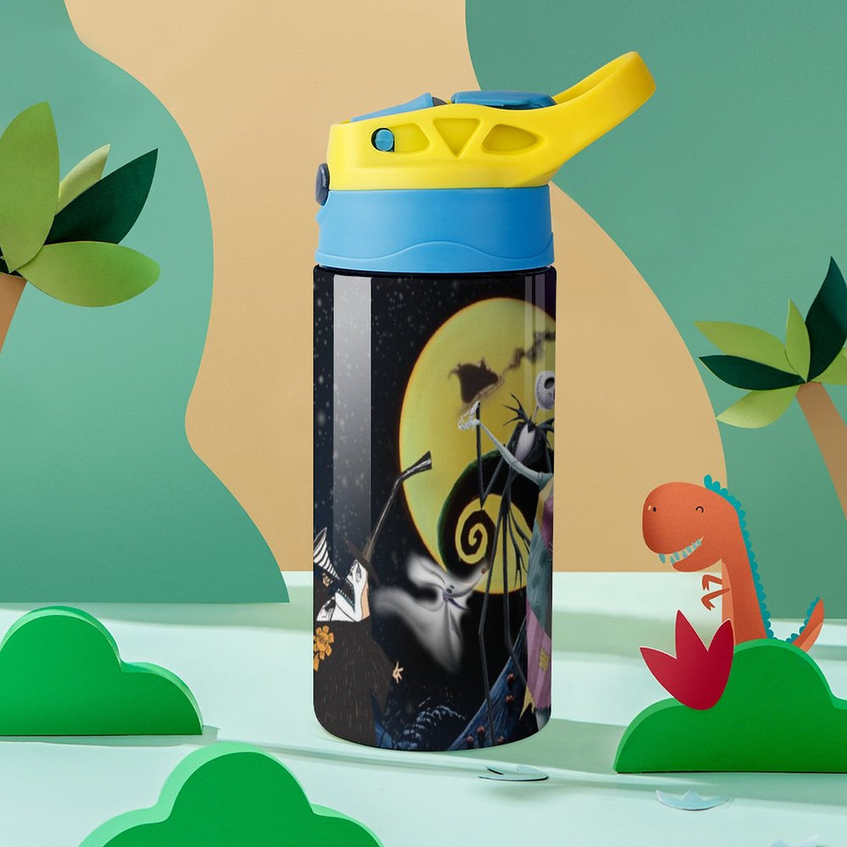 Insulated Stainless Steel Water Bottle with Straw A3913