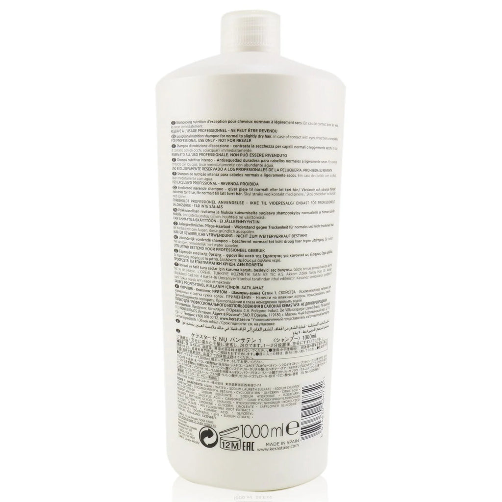 Kerastase Nutritive Bain Satin 1 Exceptional Nutrition Shampoo 1000ml/34oz B70017
