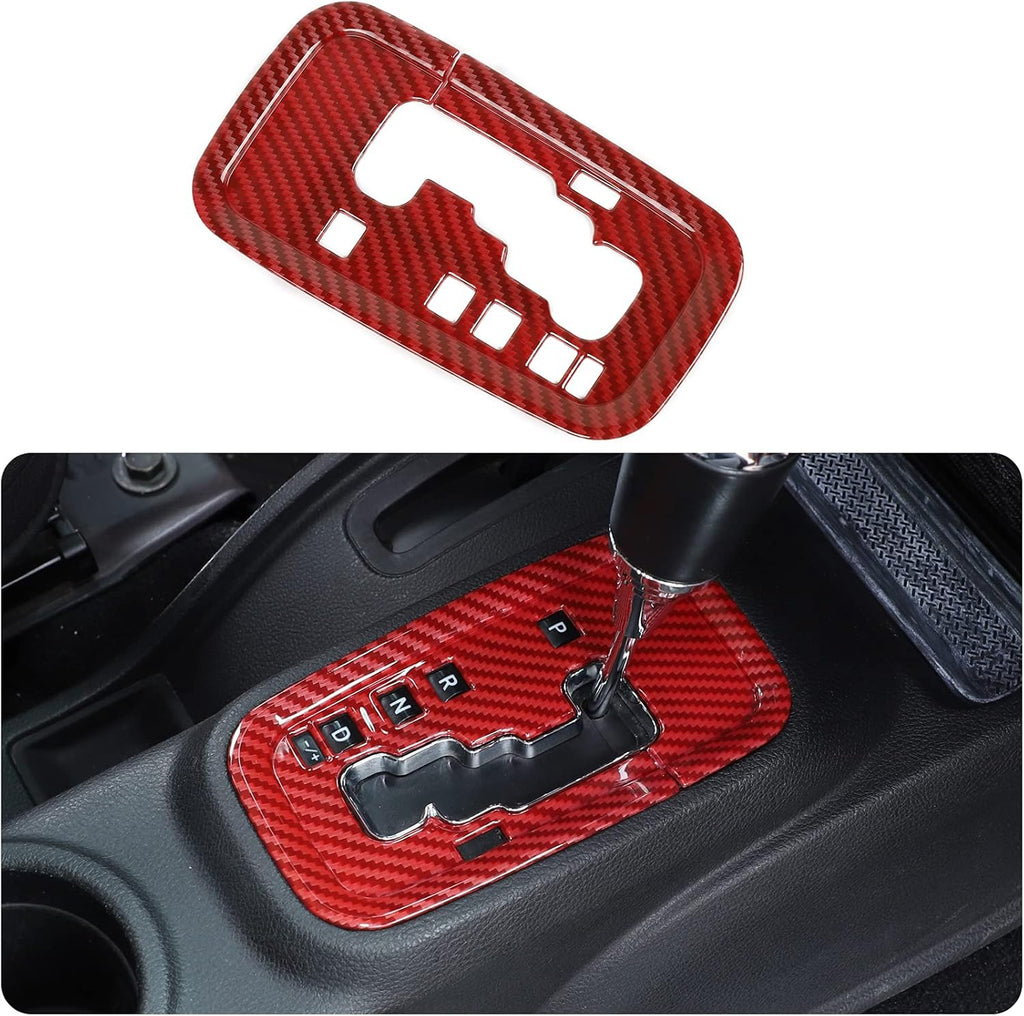 ABS Gear Shift Panel Cover Trim Stickers Car Interior Accessories L30350