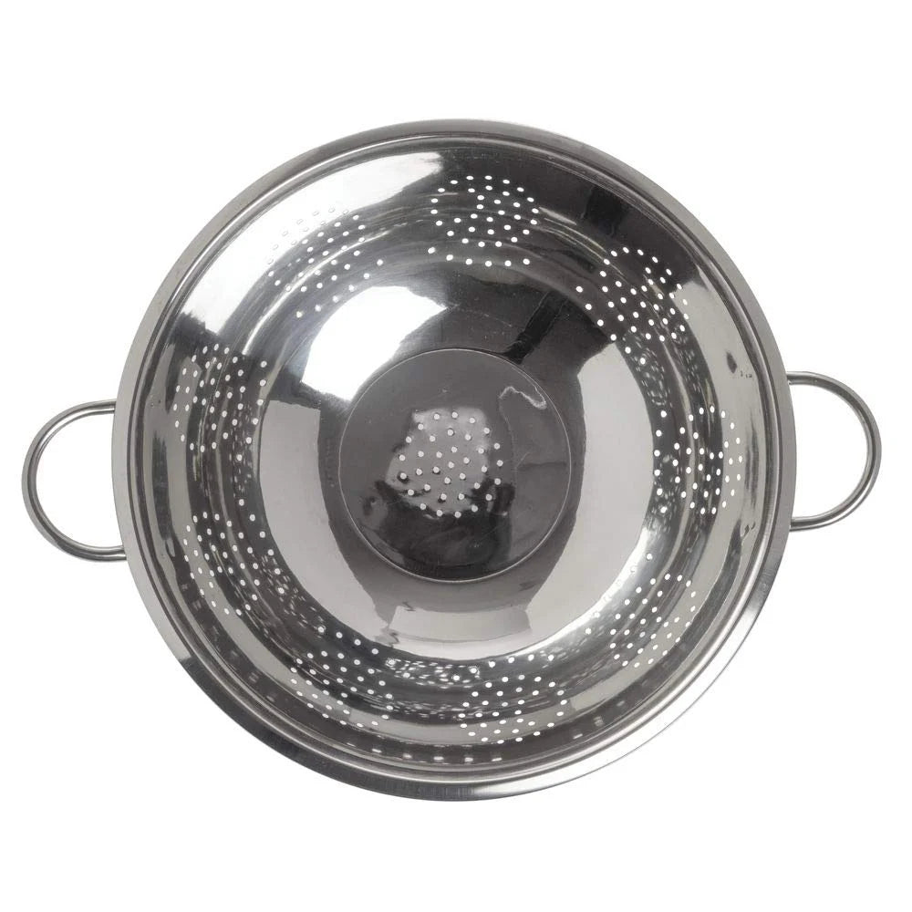 10 Qt Polished Stainless Steel Colander L948