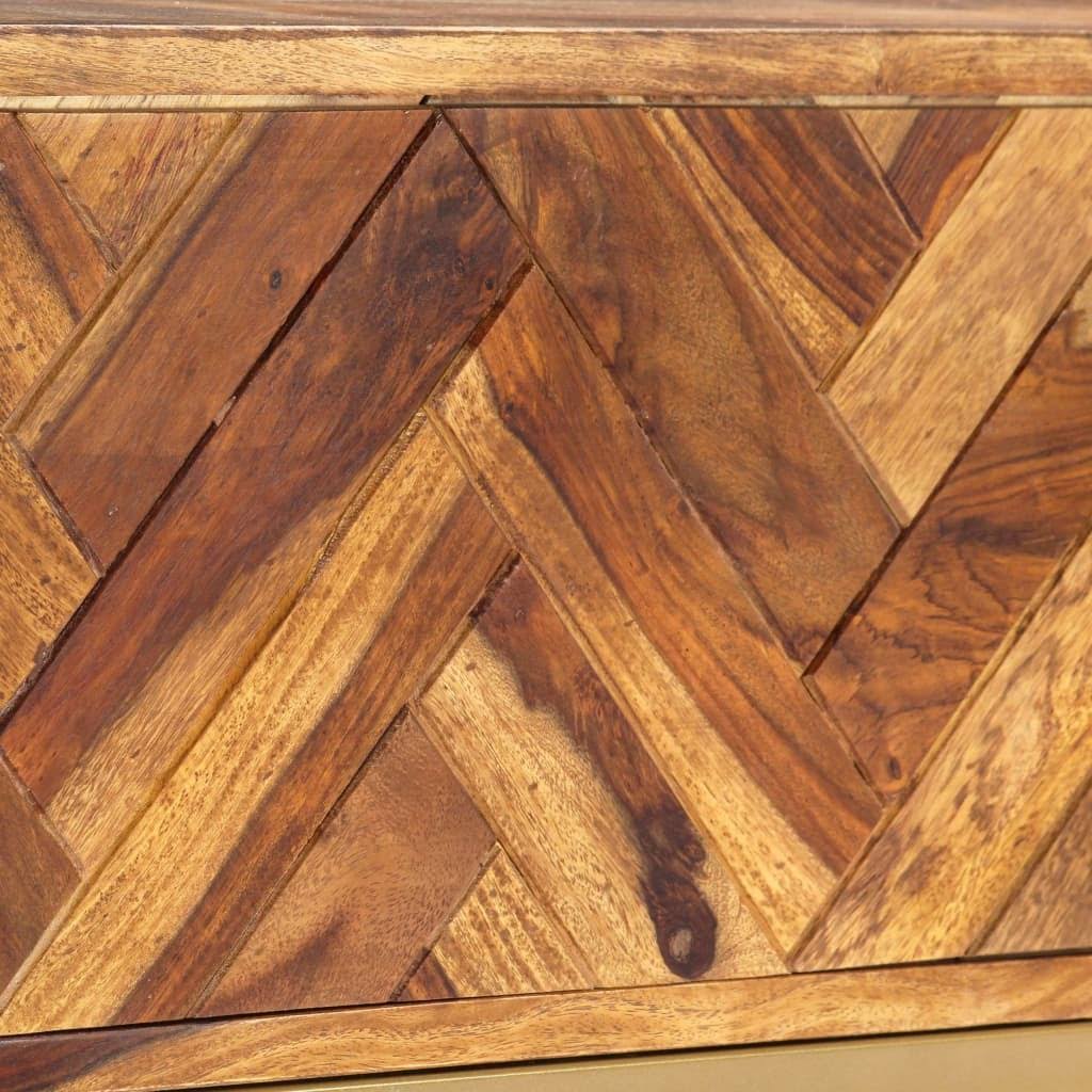 Solid Sheesham Wood TV Cabinet V60633