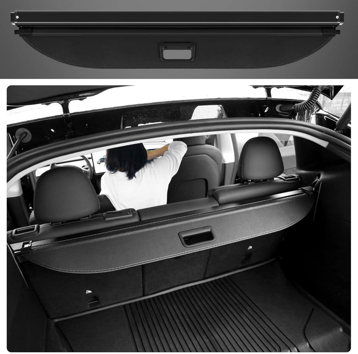Waterproof Retractable Car Trunk Cover Pack of 2 D3528