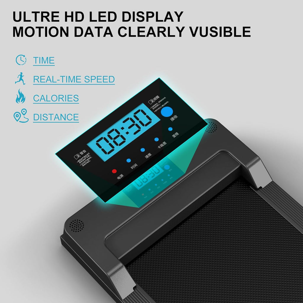 2.5HP Portable Under Desk Treadmill with Remote Control K150