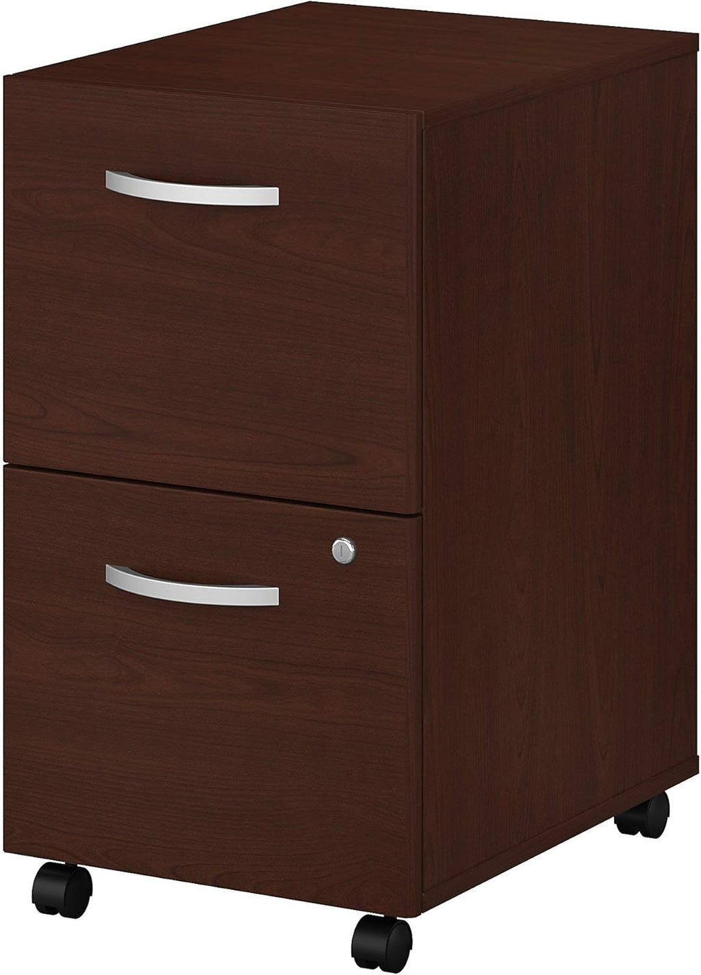 2 Drawer Mobile File Cabinet in White J9118