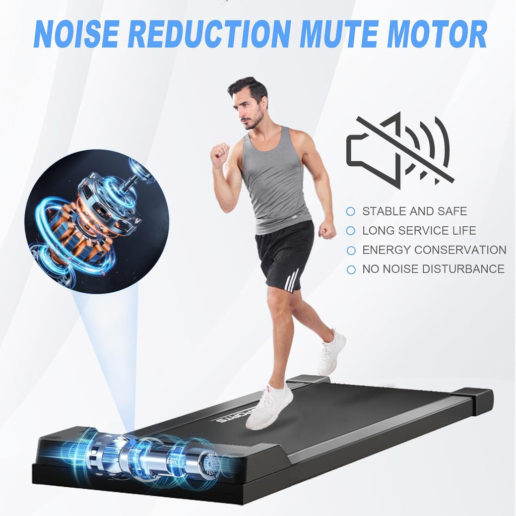 2.5HP Portable Under Desk Treadmill with Remote Control K150