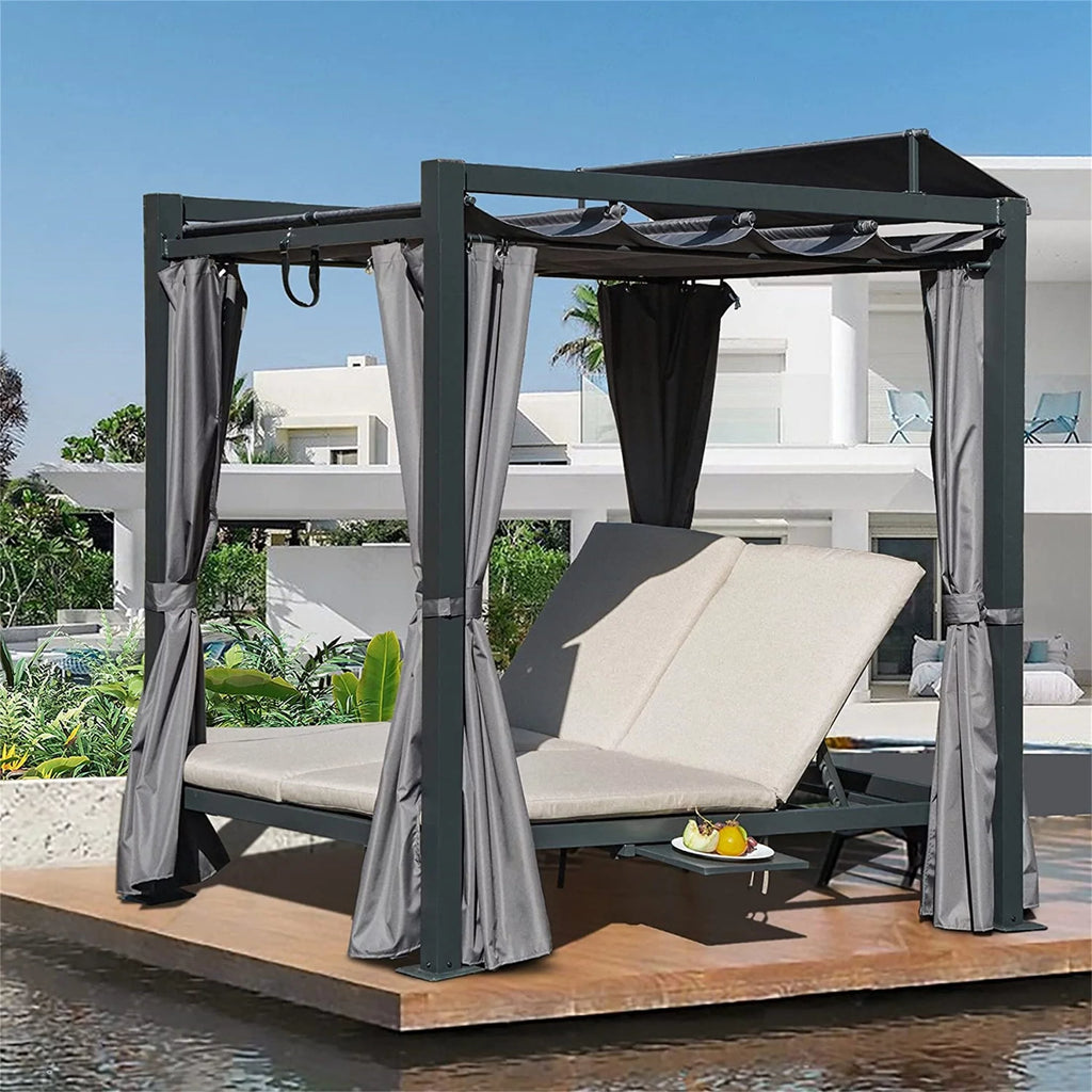 Aluminum Double Chaise Lounge J919730
