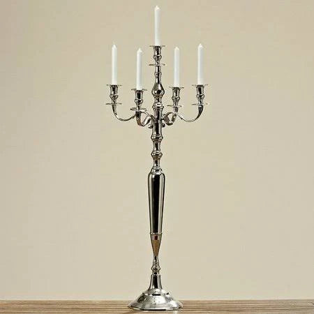 Tall Five Metal Candelabra X4516