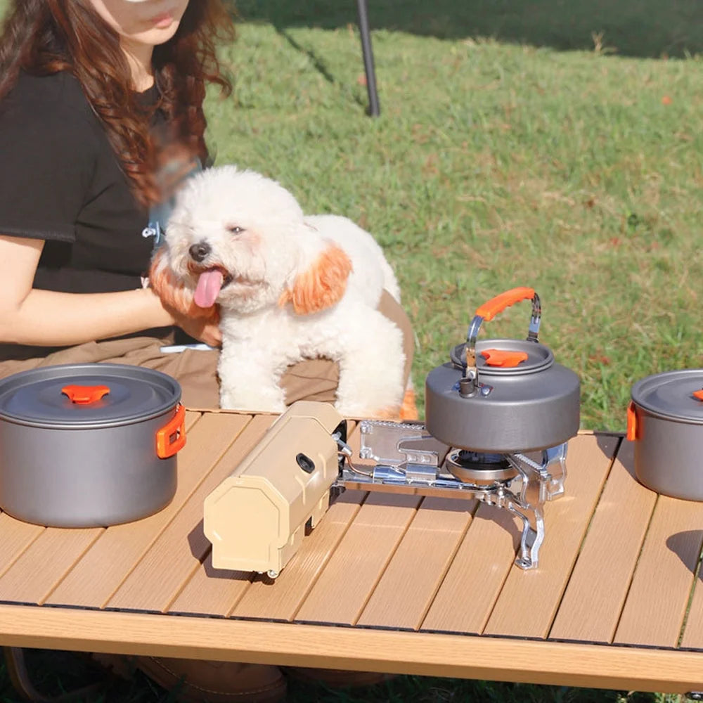 Butane Camping Stove 2600W with Electronic Ignition Carrying Bag X4758