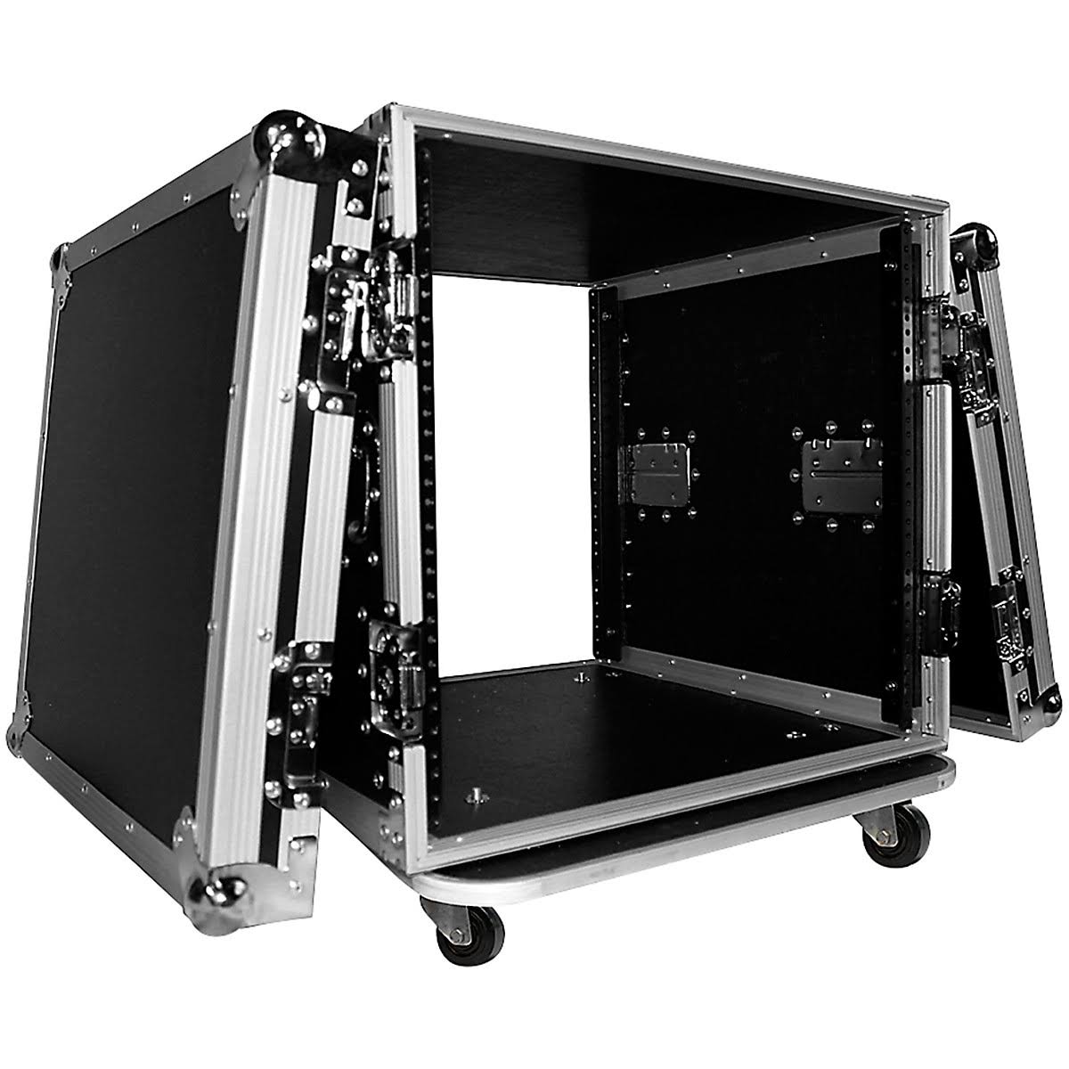 10U Amp Rack Mount Flight Case with Casters G694