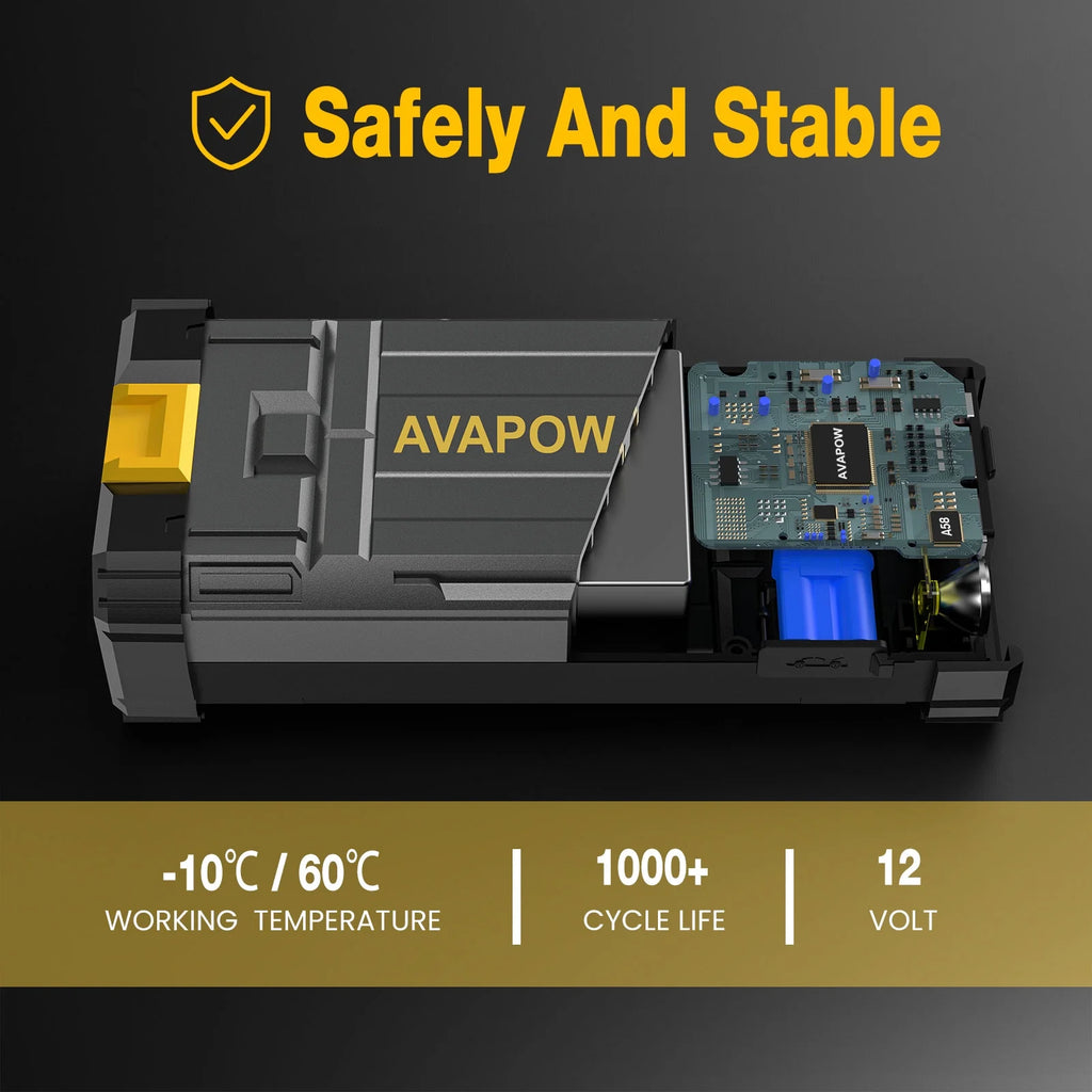 4000A Peak 12V Portable Car Jump Starter with LED Light H791