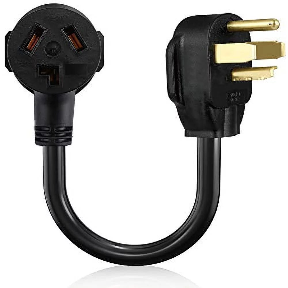 4-Prong Dryer Plug Adapter, NEMA 14-30P to 10-30R, 30A 125/250V 1.5FT L9095