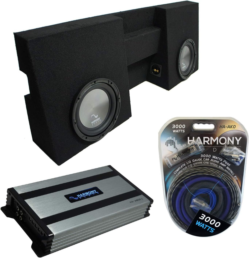 Dual 10 Sub Box Bundle with Amp T467