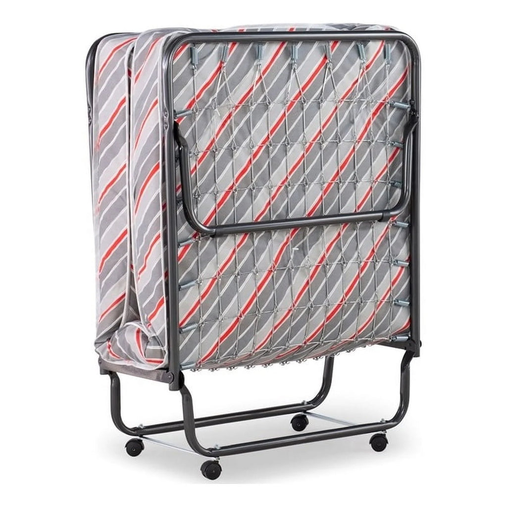 Folding Rollaway Guest Bed with 4 Innerspring Mattress B5277
