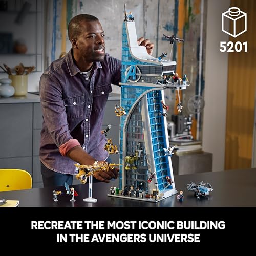 LEGO Marvel Avengers Tower Building Kit with 31 Figures A5324