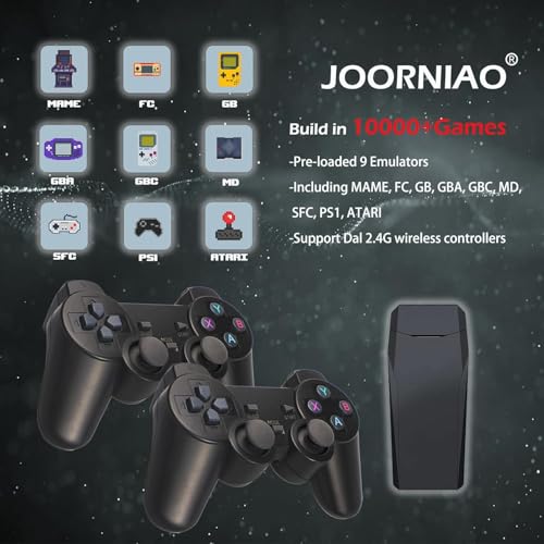 64G Retro Game Console with Dual 2.4G Controllers L171540