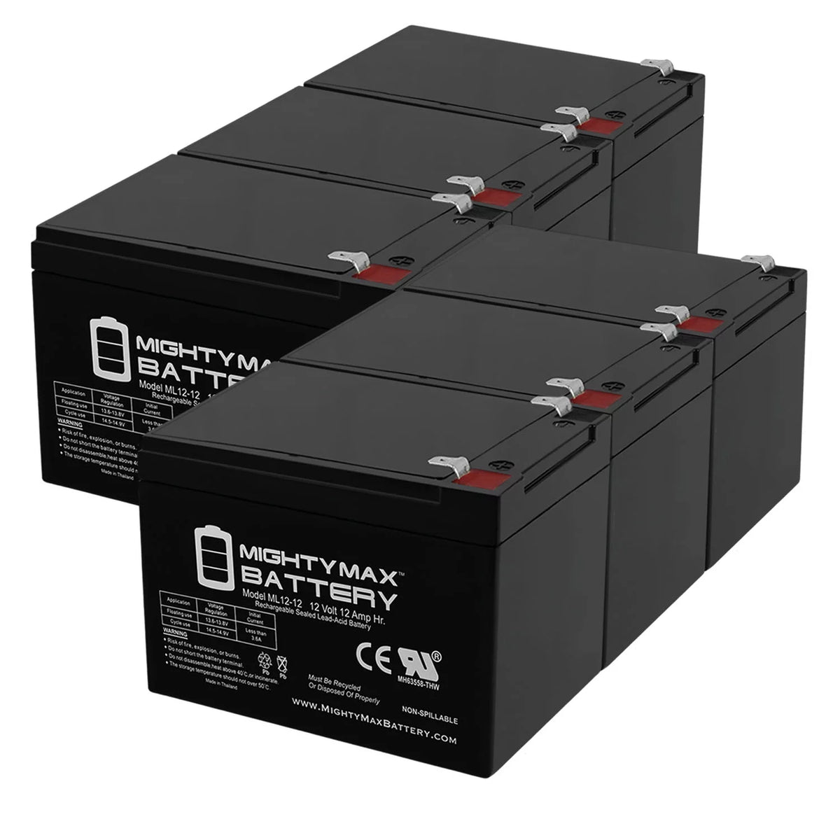 12V 12AH Replacement Battery K248643