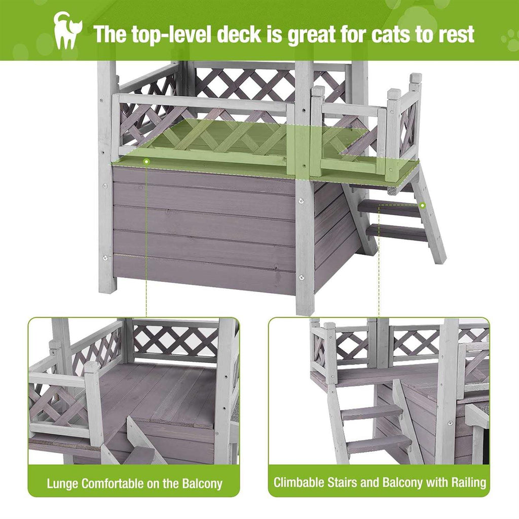 Cat House with Door W711