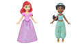Bundle of 2 Disney Princess 3.5-inch Small Doll - Ariel & Jasmine D216424