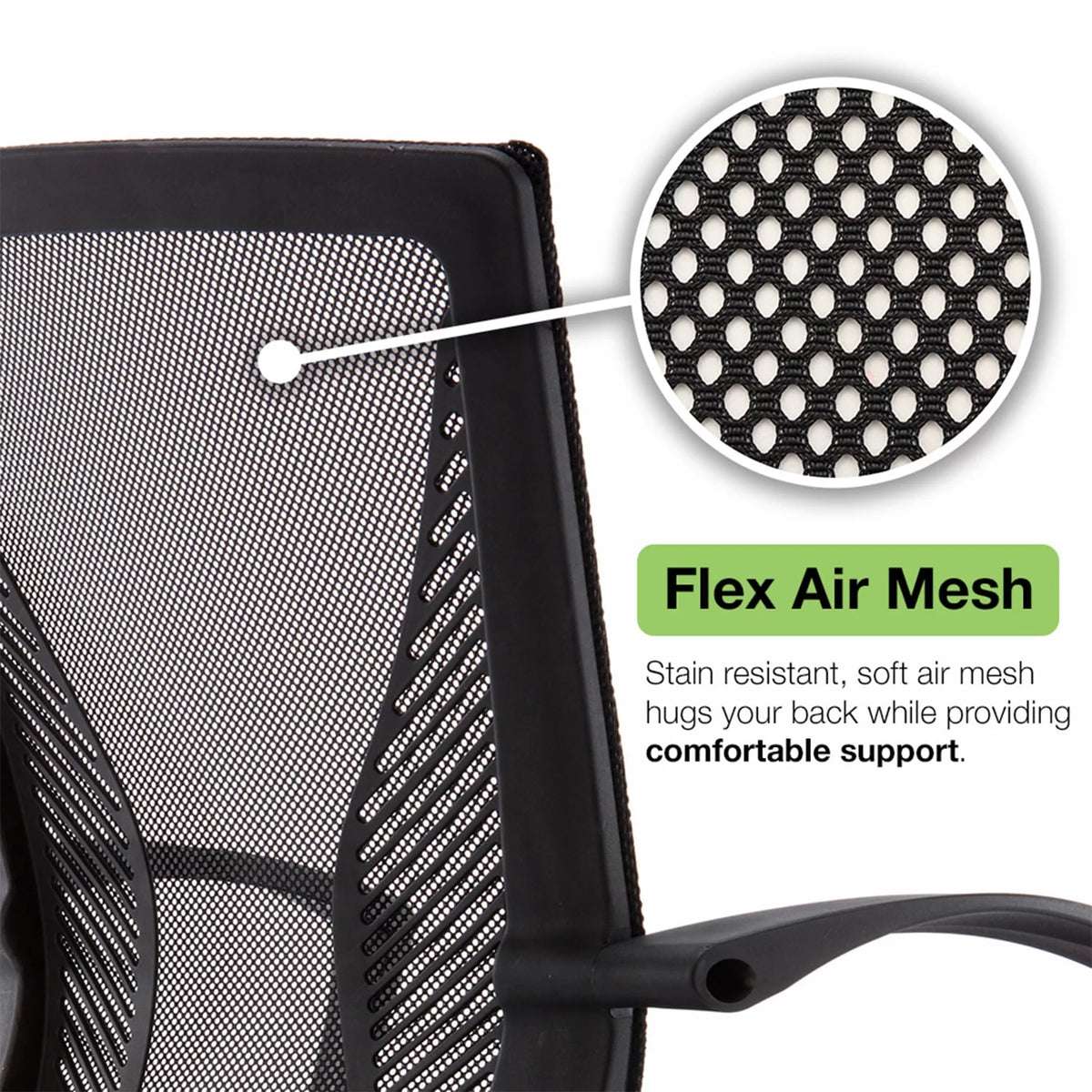 Black & Aqua Ergonomic Mesh Mid Back Office Chair X77735