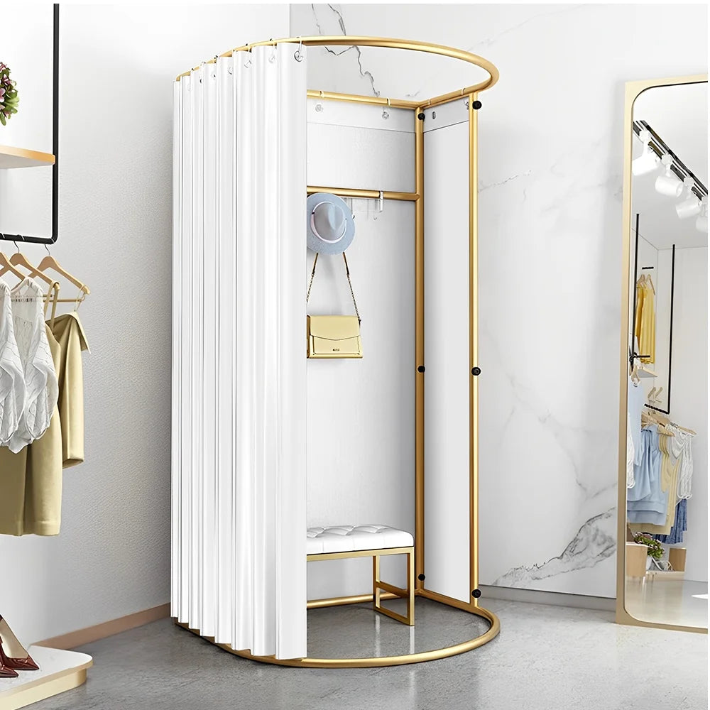 Portable Changing Room with Shading Curtain and Hook W385086