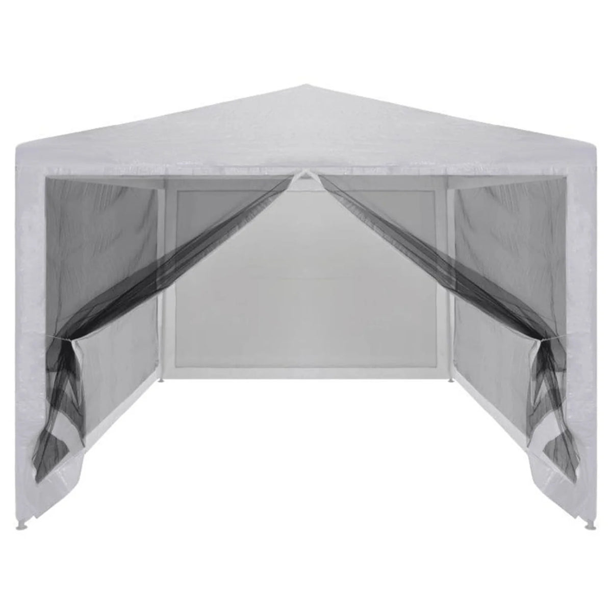 Party Tent with 4 Mesh Sidewalls 9.8' x 9.8' D4794