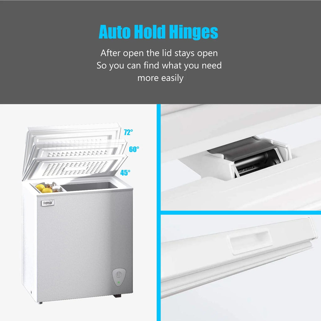 3.5 Cubic Chest Freezer with Storage Basket O439145