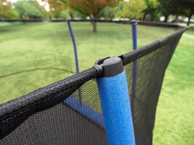 Blue Rectangular Trampoline with Safety Net Siding A253171