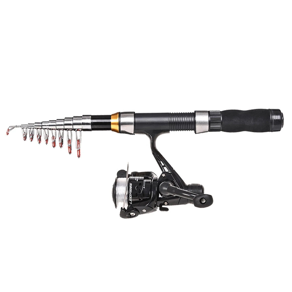 2.1m Telescopic Fishing Rod and Spinning Reel Combo Z1466