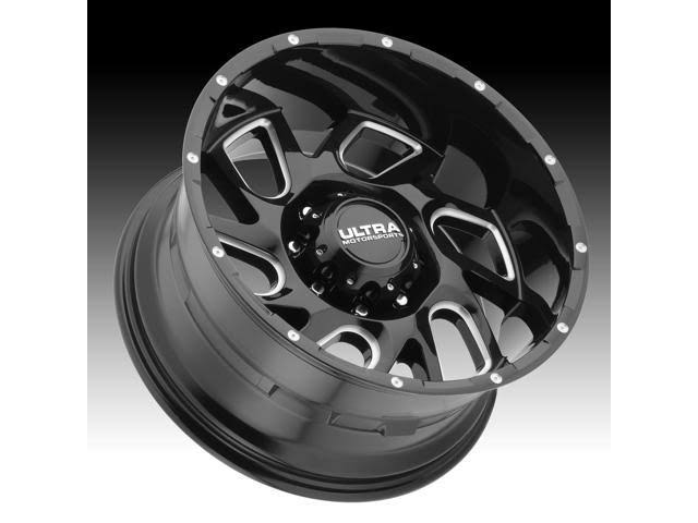 17x9 5x127 +10mm Black/Milled Wheel Rim C119149