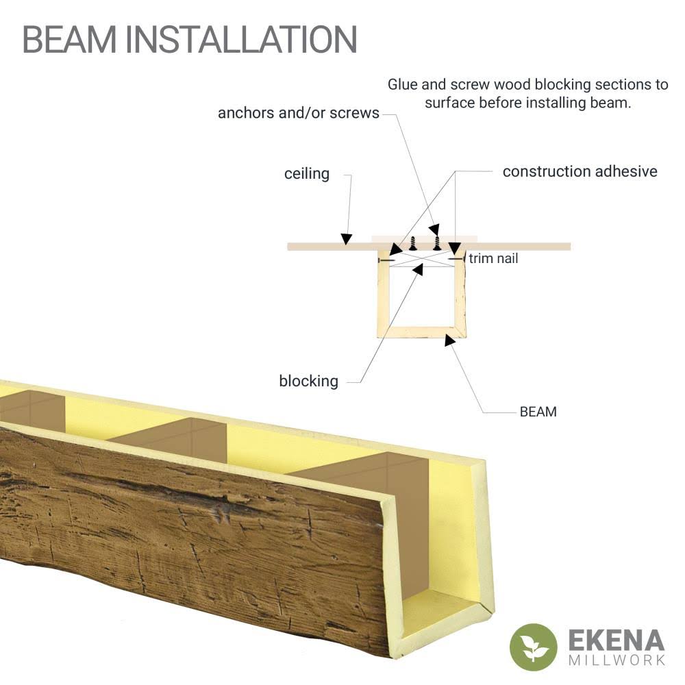 Natura Faux Wood Ceiling Beam B893