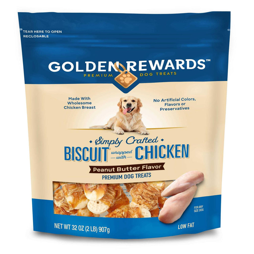 Peanut Butter Flavor Chicken Dog Treats G387