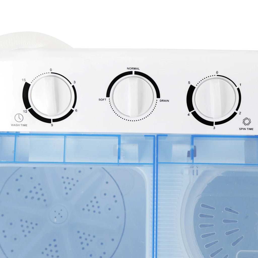 2IN1 Twin Tub Washing Machine 17.6lbs F617852