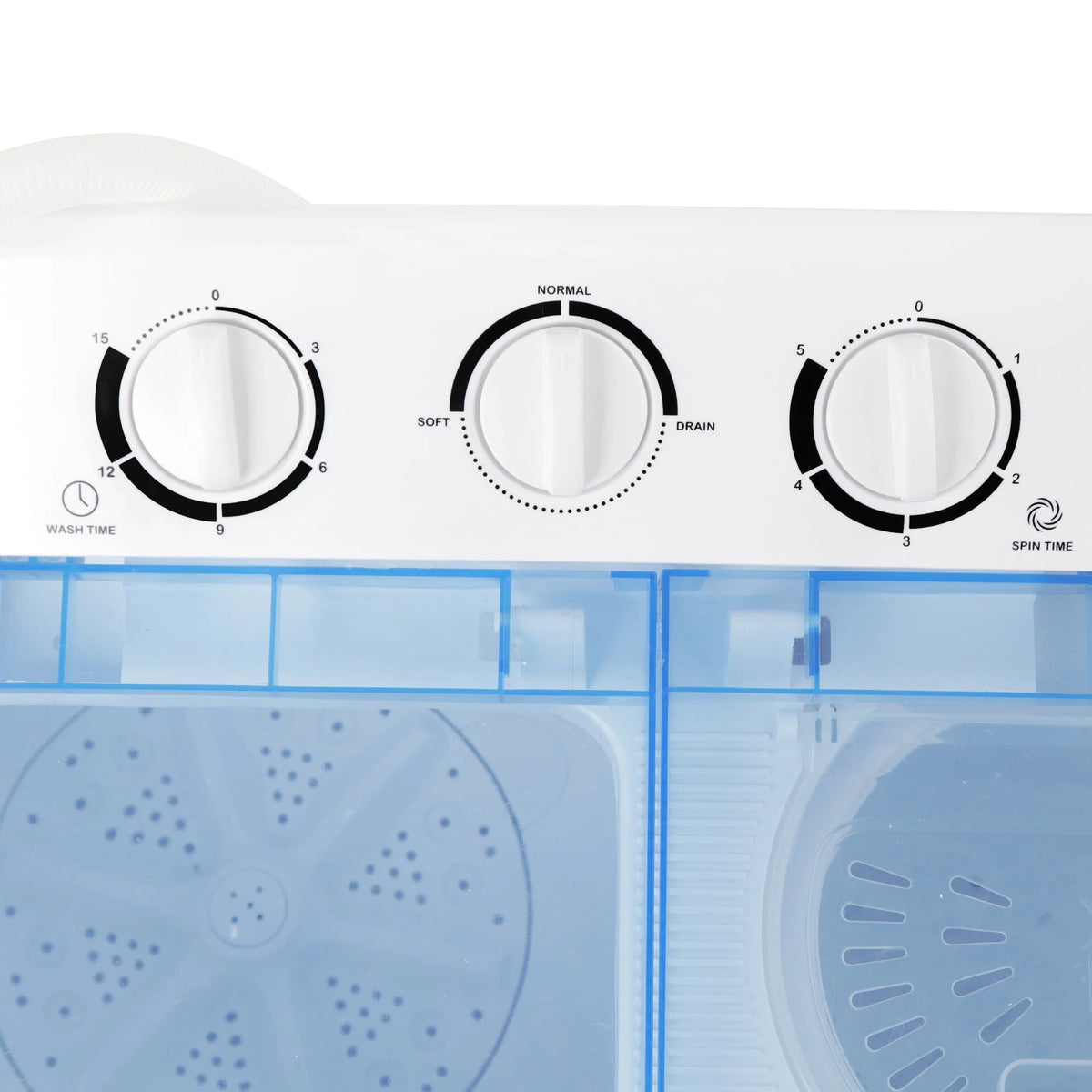 2IN1 Twin Tub Washing Machine 17.6lbs F617852