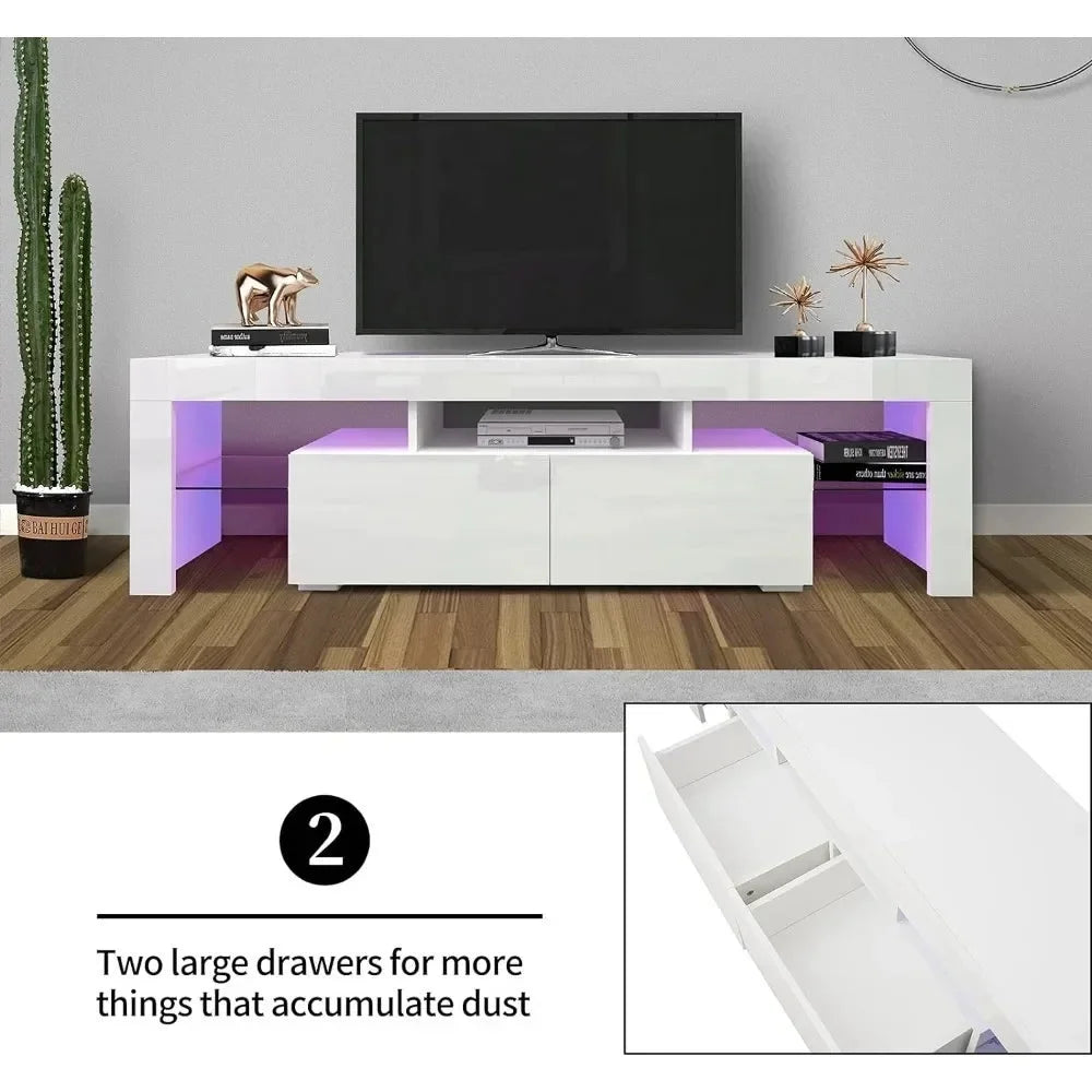 TV Cabinet with LED for 70" TV with 2 Drawers L179156