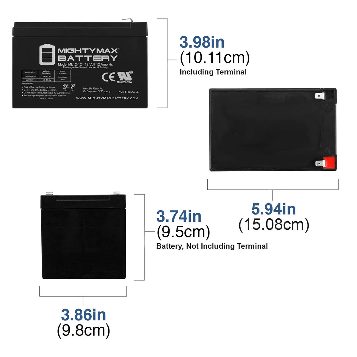 12V 12AH Battery F9443