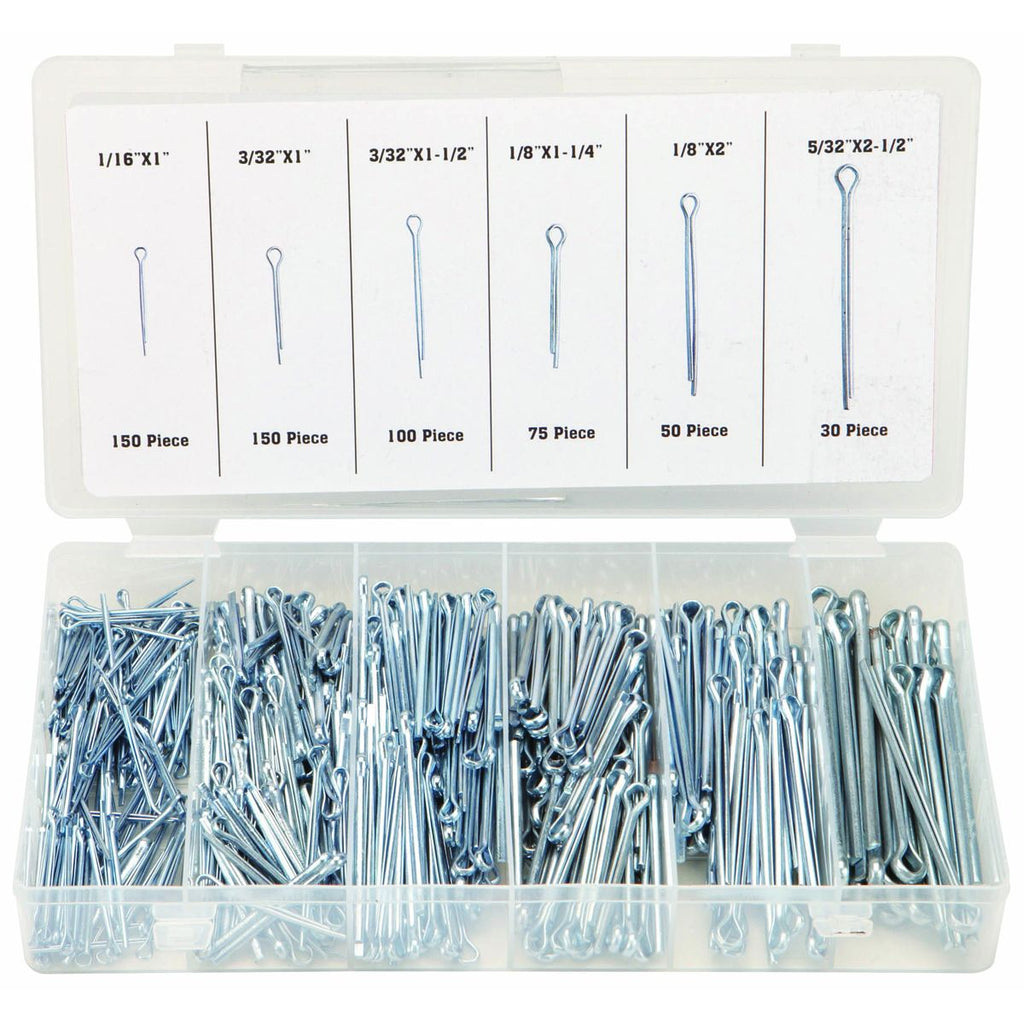 Cotter Pin Assortment, 555-Piece G9335