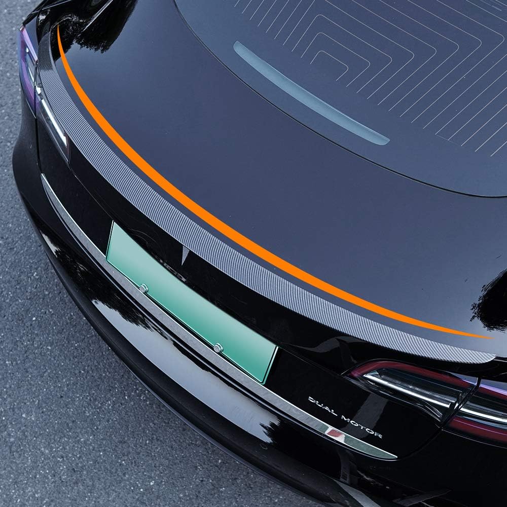 Matte Black Rear Spoiler Trunk Lip Kit for Tesla Model 3 U48200