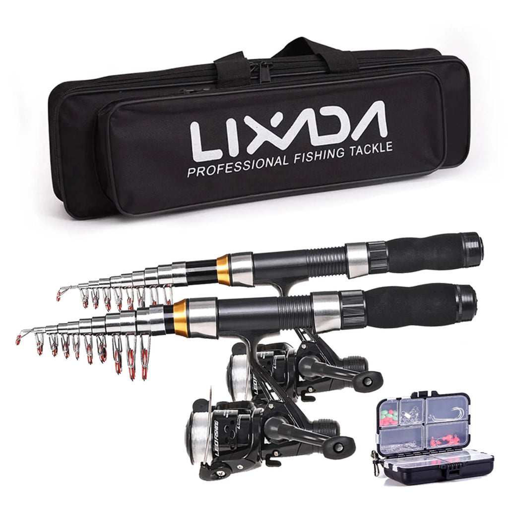 2.1m Telescopic Fishing Rod and Spinning Reel Combo Z1466