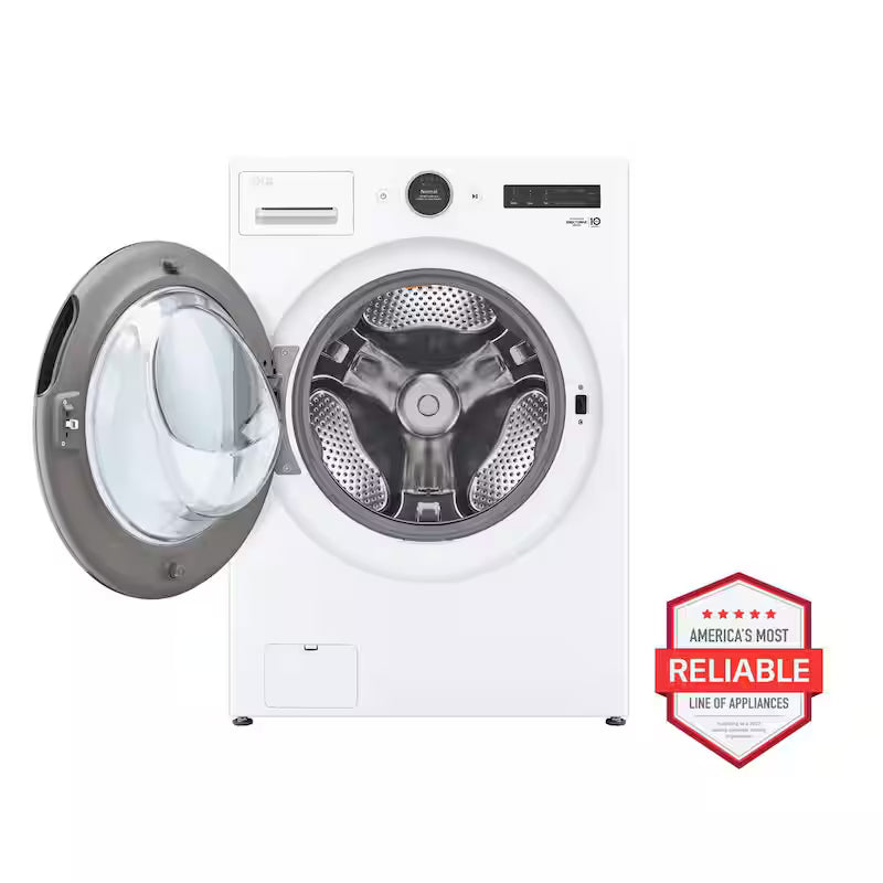 4.5 cu. ft. White Smart Front Load Washer with Steam J53485