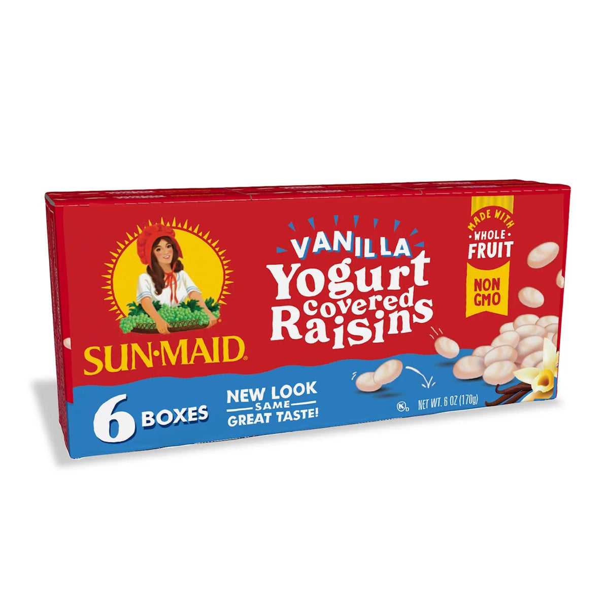 Vanilla Yogurt Raisins, 1-Ounce (6 Count, Pack - 3) Q287