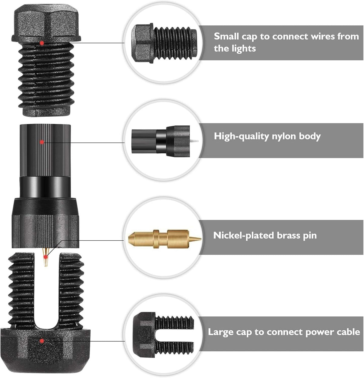 Low Voltage Wire Connectors 32 Pack I391125