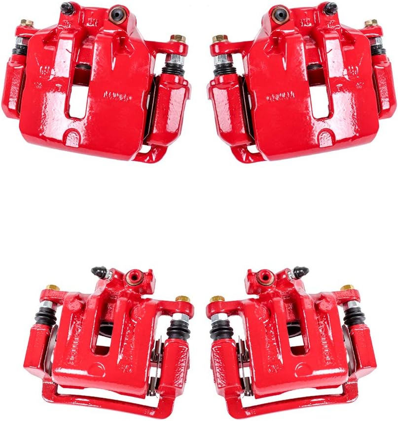 Red Coated Brake Calipers Brake Kit V457
