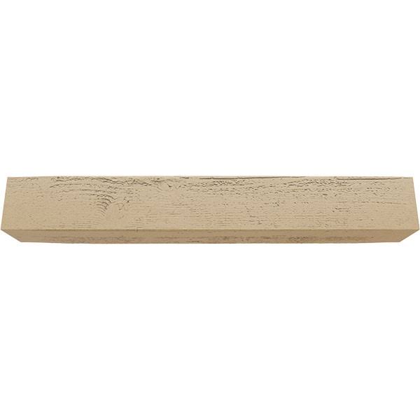 6x22W x 8x22H x 12&L 3-Sided Rough Sawn Faux Wood Ceiling Beam R603