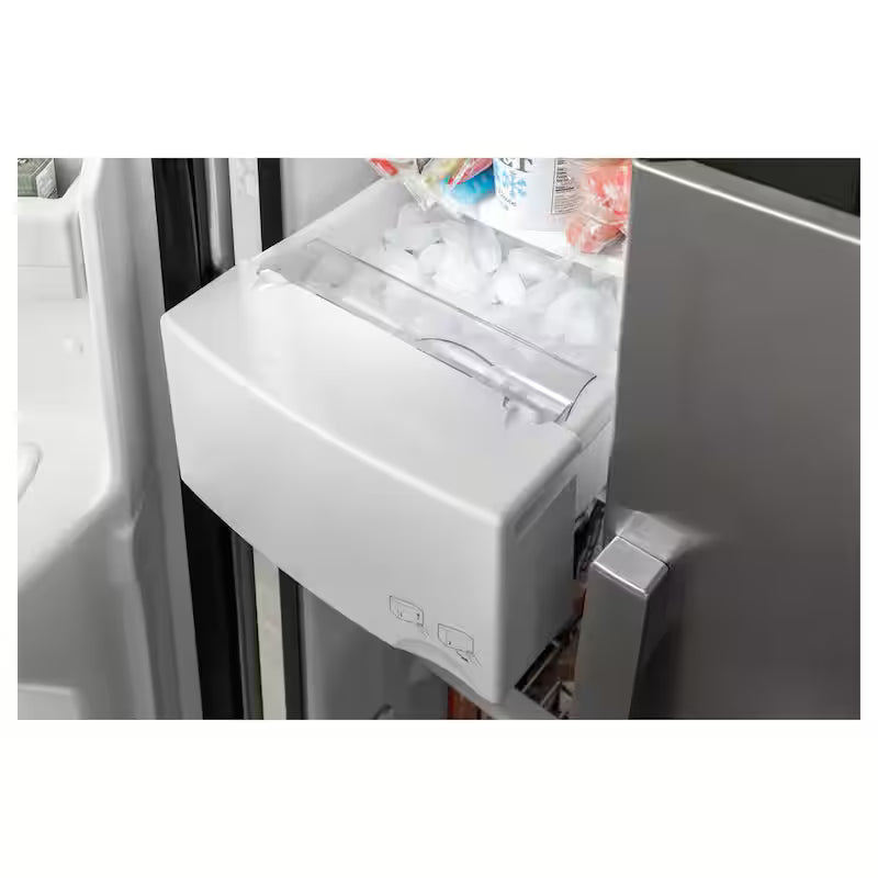 25.3 cu. ft. Side-by-Side Refrigerator in Slate T37640