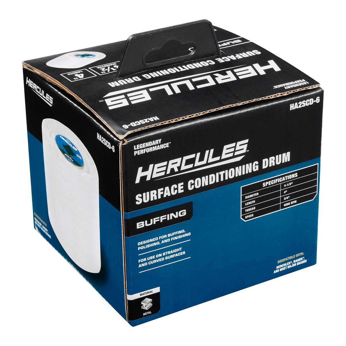 4-1/2 in. x 4 in. x 3/4 in. Buffing Drum S731