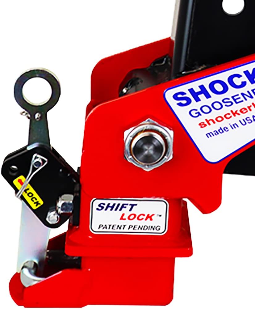 Gooseneck Air Hitch & Coupler, Round 4" Angled Pin 30K Coupler 9" Offset V62466