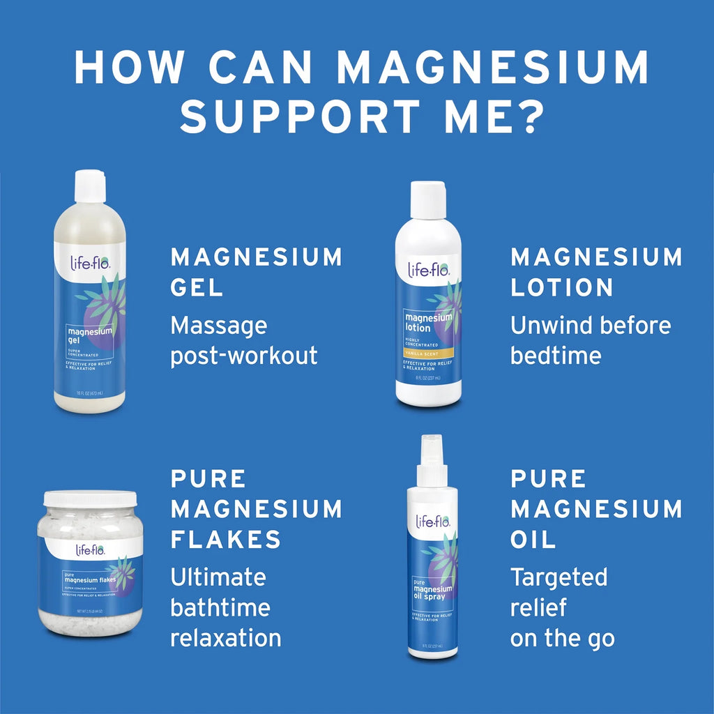 Pure Magnesium Flakes for Bath 44 oz K4738