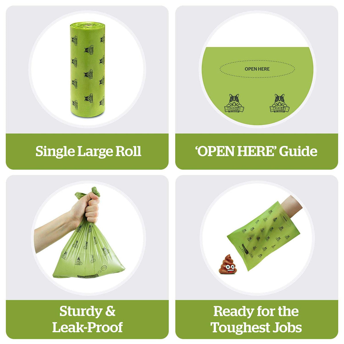 500 Dog Poop Bags J6984